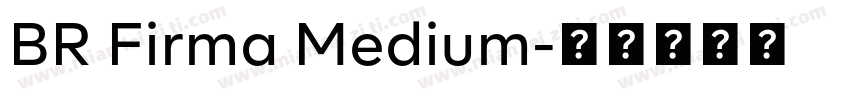BR Firma Medium字体转换